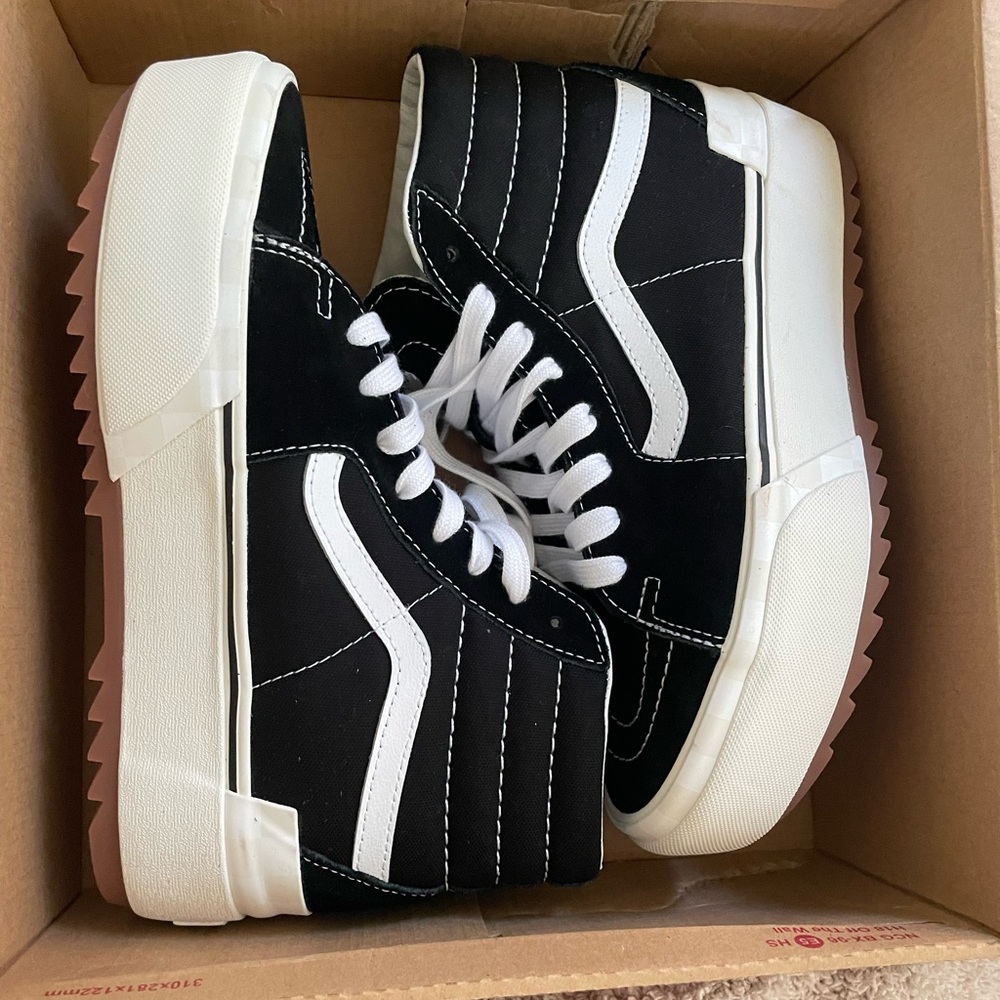 Vans Sk8 Hi Stacked Black Size Women’s 8.5